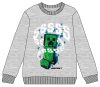 Minecraft Grey gyerek pulóver 12 év
