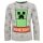 Minecraft Grey gyerek kötött pulóver 8 év
