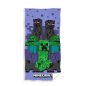 Minecraft Purple fürdőlepedő, strand törölköző 70x140cm