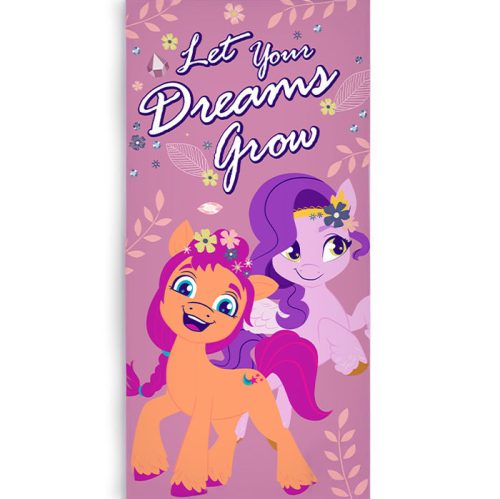 Én kicsi pónim Dreams Grow fürdőlepedő, strand törölköző 70x140cm