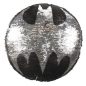 Batman Symbol átfordítható flitteres formapárna 30 cm