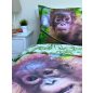 Orangután Jungle Joy ágyneműhuzat 140×200cm, 70×90 cm